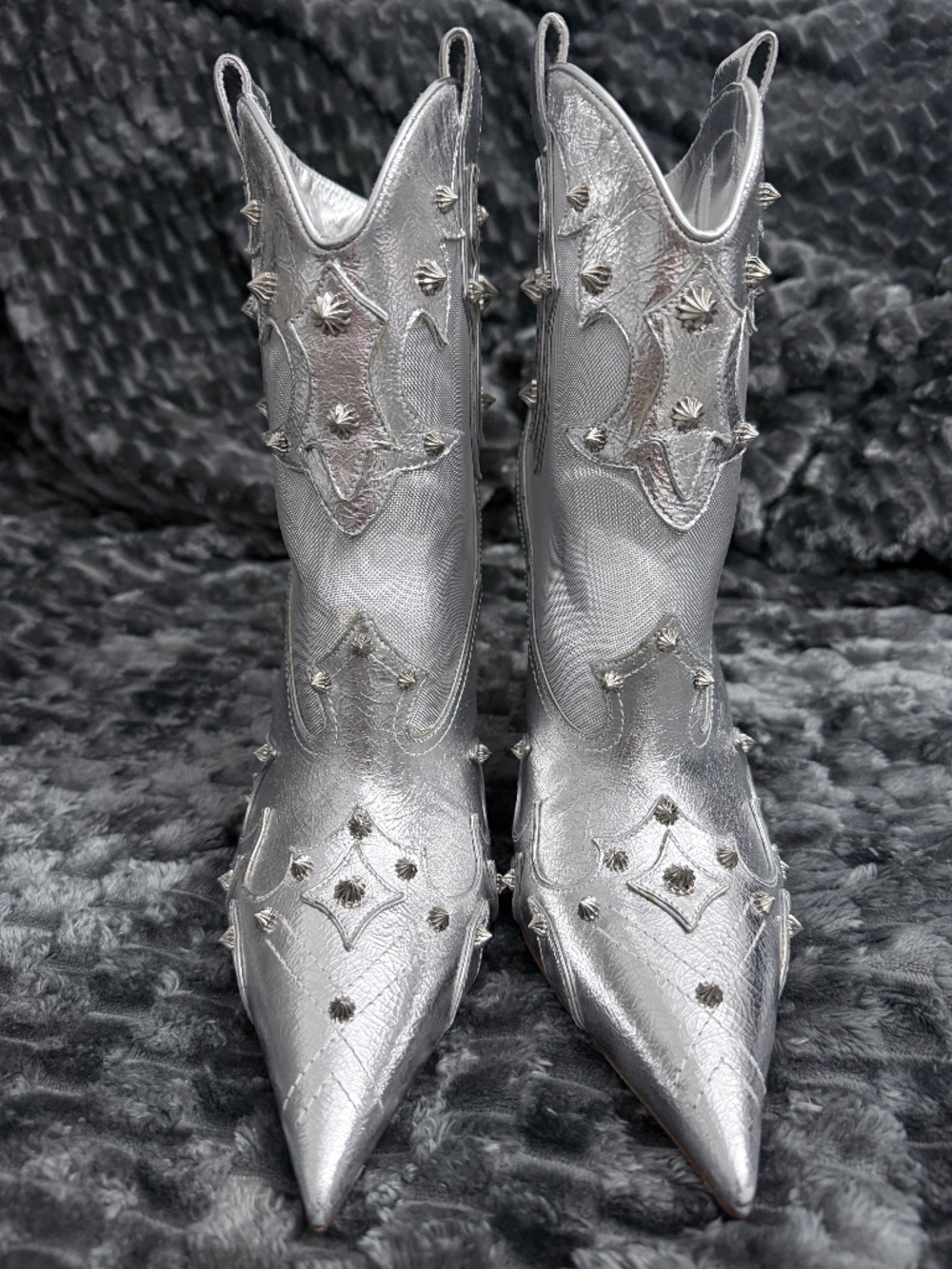 Christian Louboutin Leather Western Boots